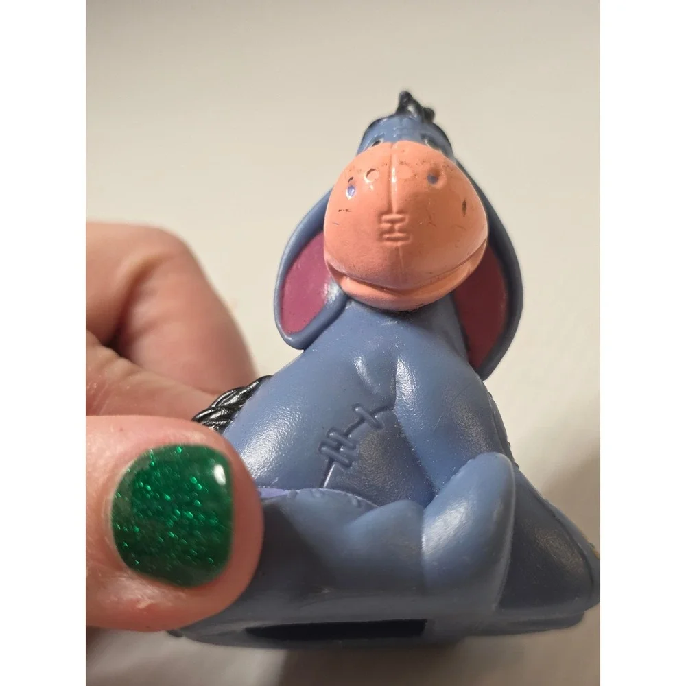 Disney Eeyore‎ PVC Figure Small Blue Fair Winnie the Pooh Collectible Toy
